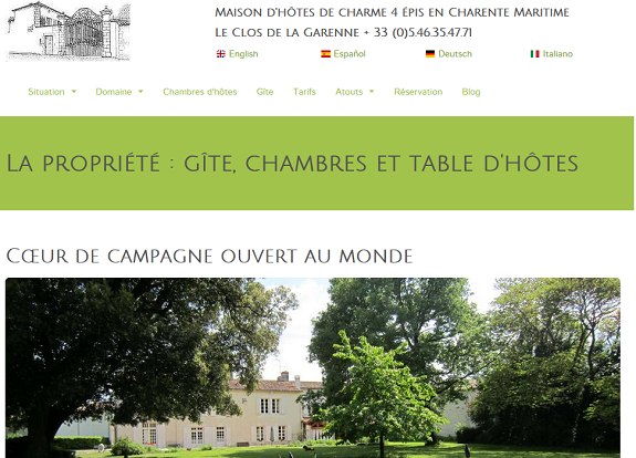 Creer son propre site en ligne pour gite et chambres d'hotes