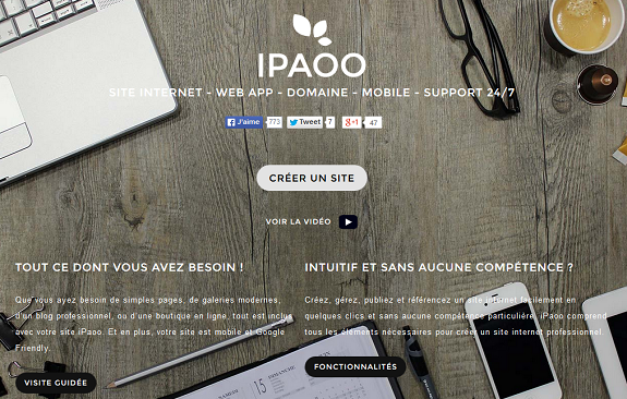 mon avis sur ipaoo, solution pour créer son propre site internet en ligne